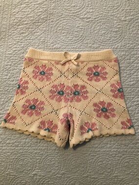 Rachel Zoe girls knit shorts. Size 6X.